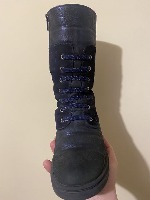 Шкіряні  зимові чобітки бренду Tiflani Brend ціну знижено