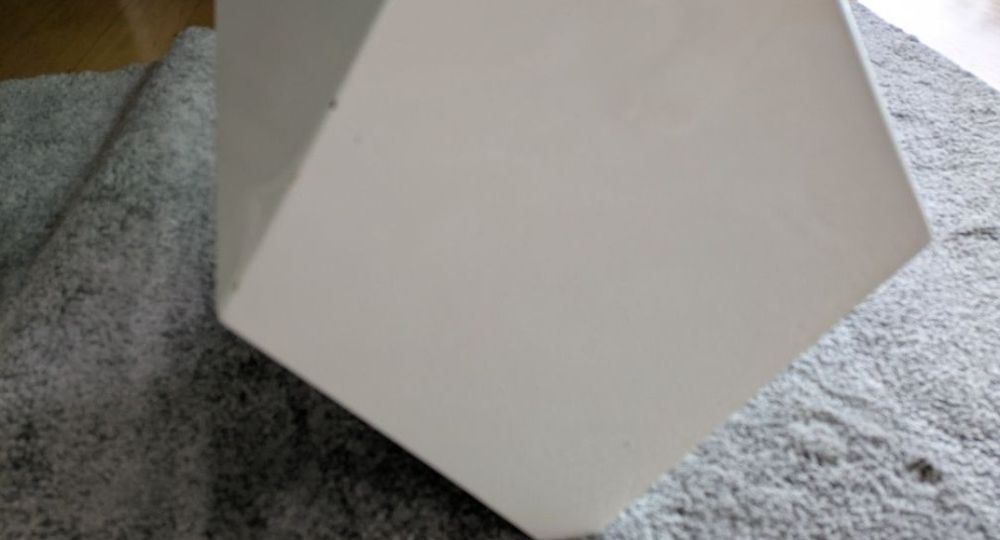 Mesa de vidro com designe