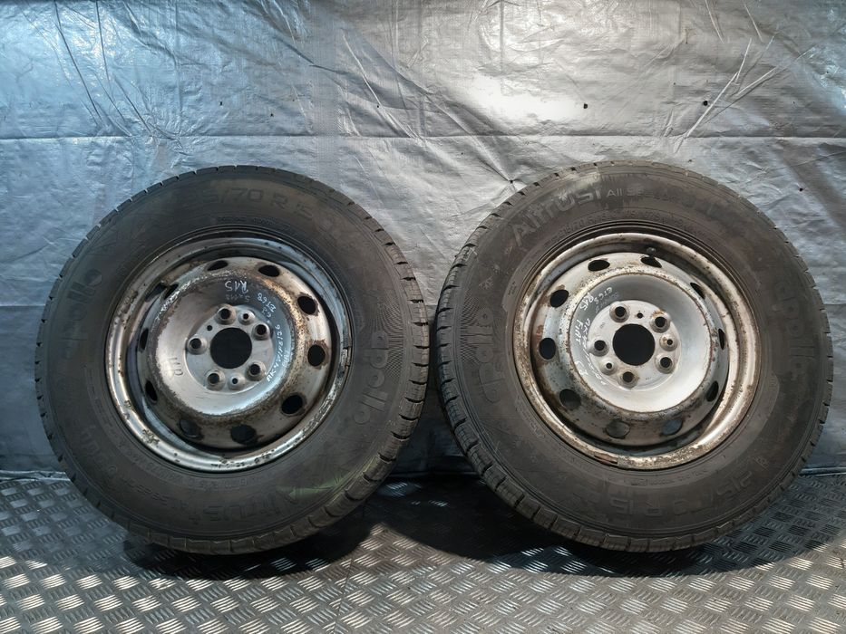 Koła Opony Wielosezon Felgi 2X Fiat 5X118 Et68 Apollo 215/70 R15C