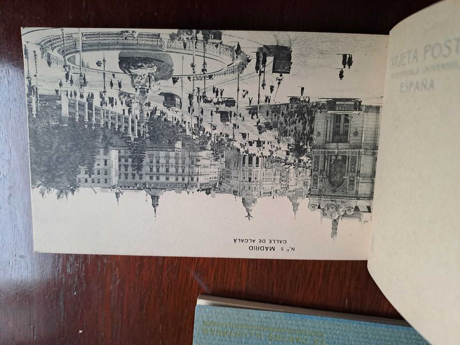 6 livros c/ postais Antigos!