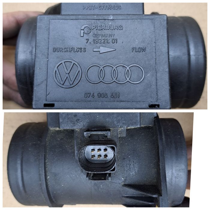 ДМРВ Розходомір Повітря VAG VW Ауді Пасат Б5 Гольф 4 Сеат Шаран А4 А3