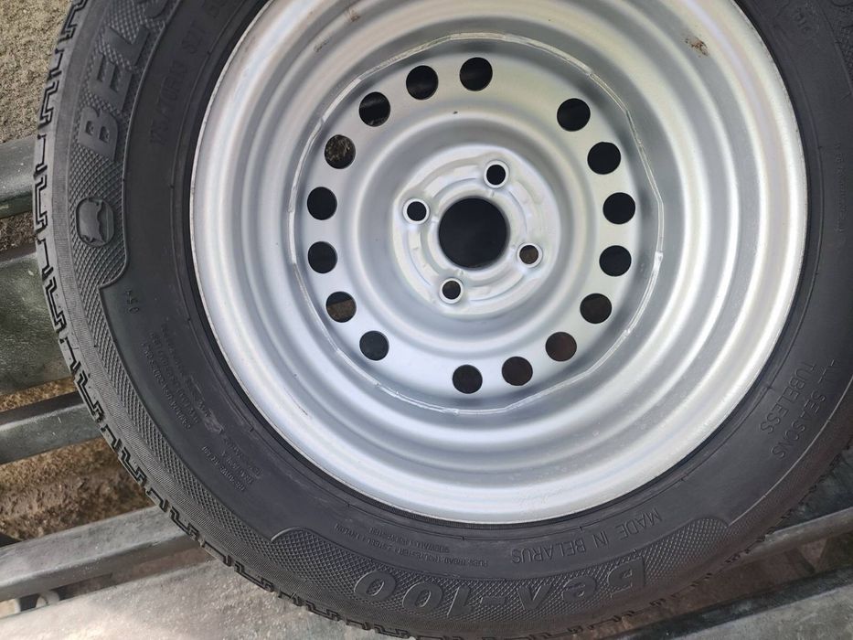 Продам фирменное колесо R13 4x100 Daewoo с шиной 175.70.