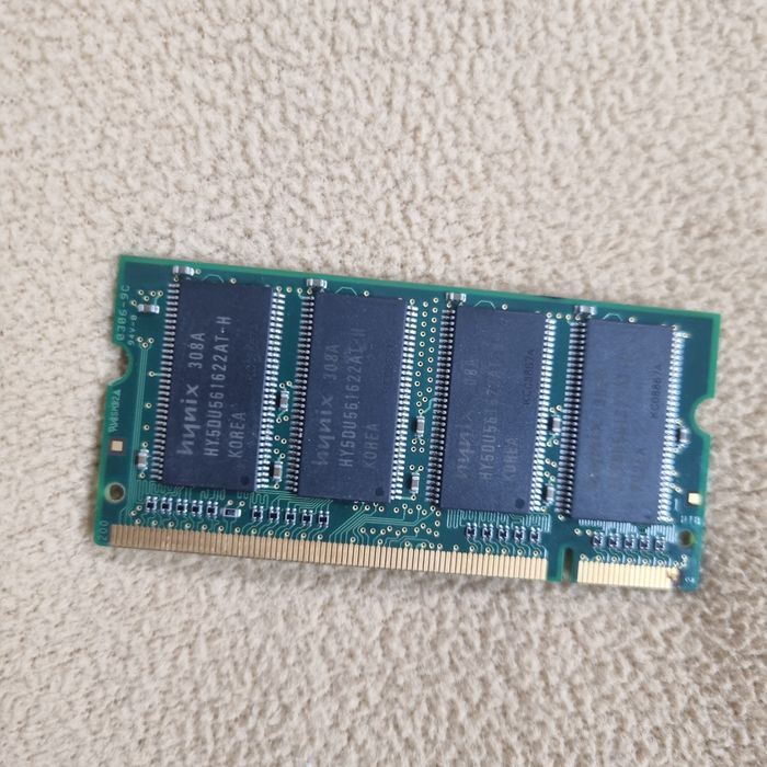 Pamięć RAM DDR1 256MB do laptopa | Hynix PC2100S 266MHz
