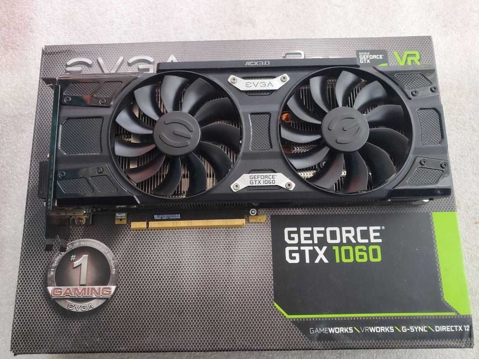відіокарта  EVGA GTX1060 FTW+