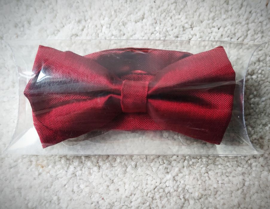 Muszka męska. Użyta raz.