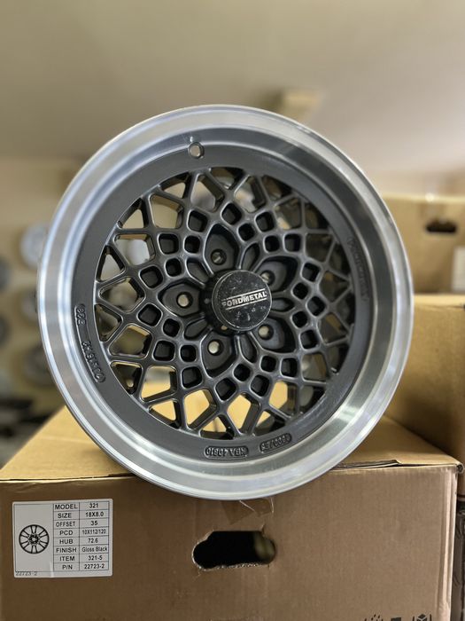 Jantes 15” 5x112 com aba originais Fondmetal Mercedes Clássico AMG w123 SL r109 r107 Vw pão de forma