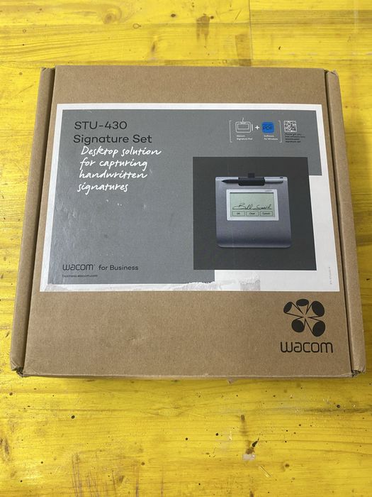 Wacom-Monocromático LCD Signature Pad Set