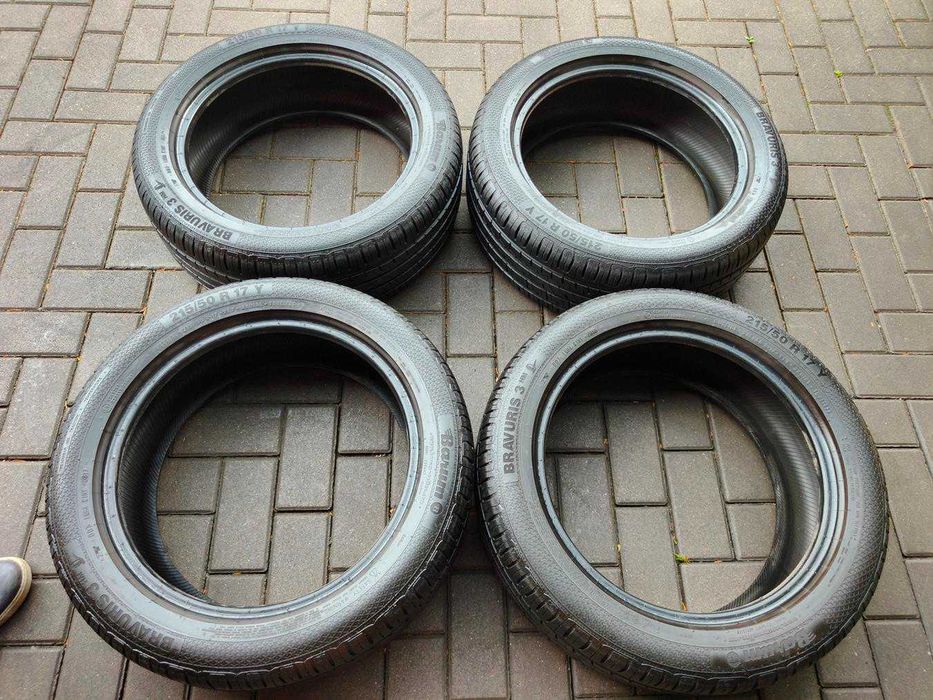 215/50 91Y R17 BARUM Bravuris 3 HM 7mm 2018r Letnie Opony 4szt z Rantem FR Tanio
