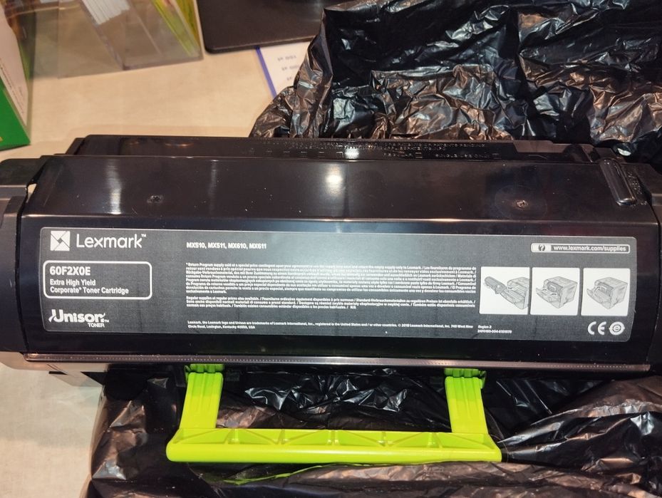 Zużyte tonery Lexmark 60F2X0E – 8 szt. do regeneracji