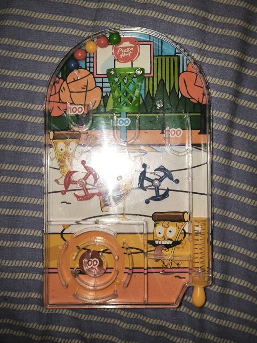 Mini Pinball Pizza Hut Vintage Colecionável Jogo Promocional