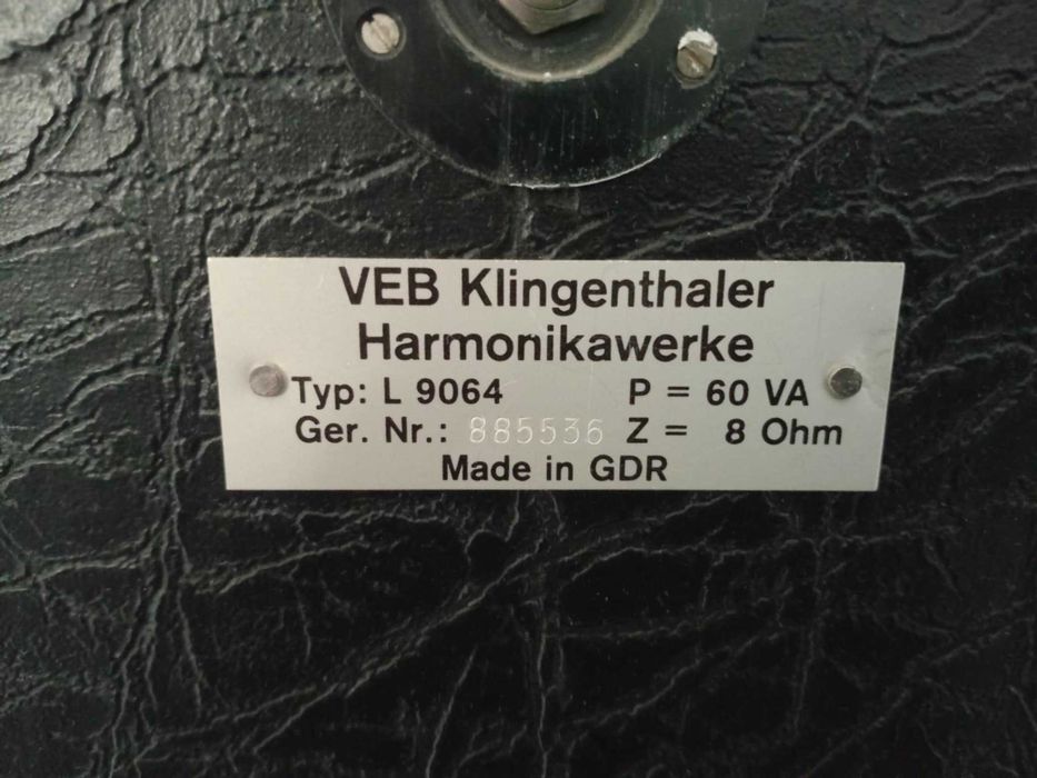 Wzmacniacz i kolumna Vermona Regent 620