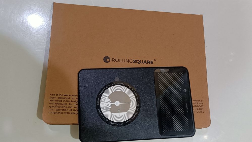 AirCard - Rastreador de carteira ultrafino compatível  Apple Find May.