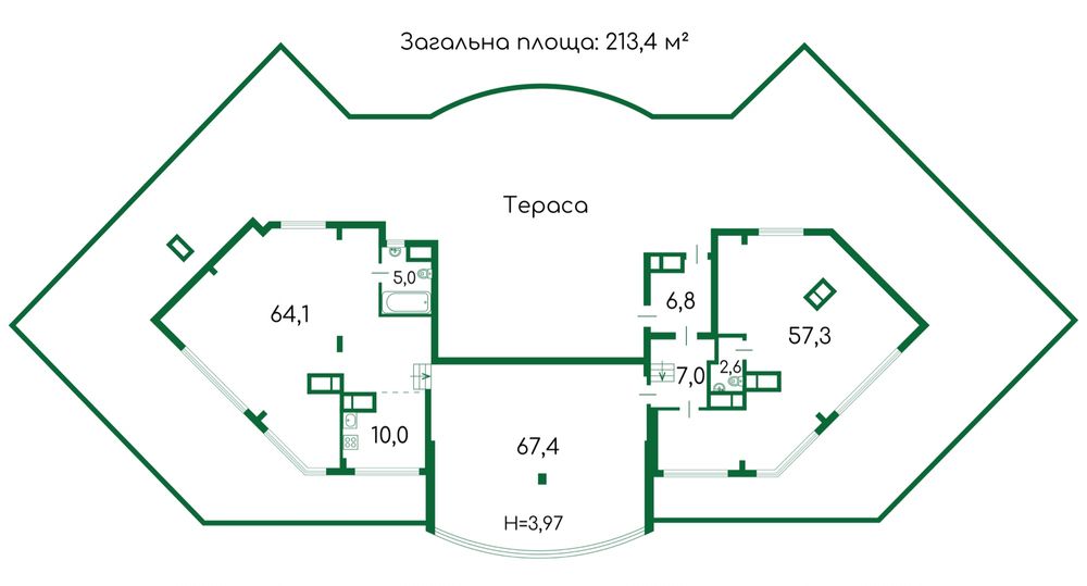 Без комісії. Нежитлове 213м з терасою вул. Мейтуса, 4-А (ЖК Ліко-Град)