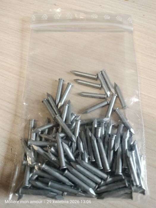 Gwoździe aluminium 2,5x19 100 sztuk