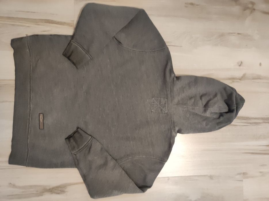 Szara bluza z kapturem Vans szachownica L