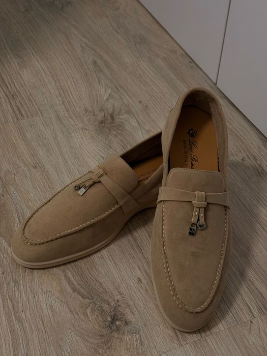 Męskie Buty zamszowe loafersy