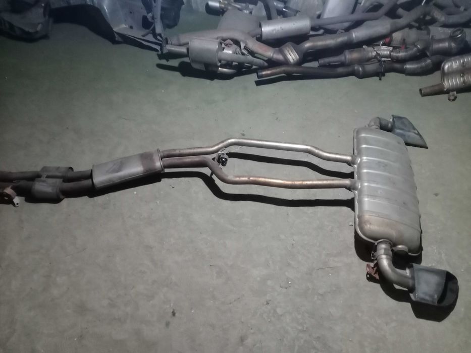 Выхлопная труба в сборе Катализатор Глушитель VW Touareg 2 NF 7P 3,6