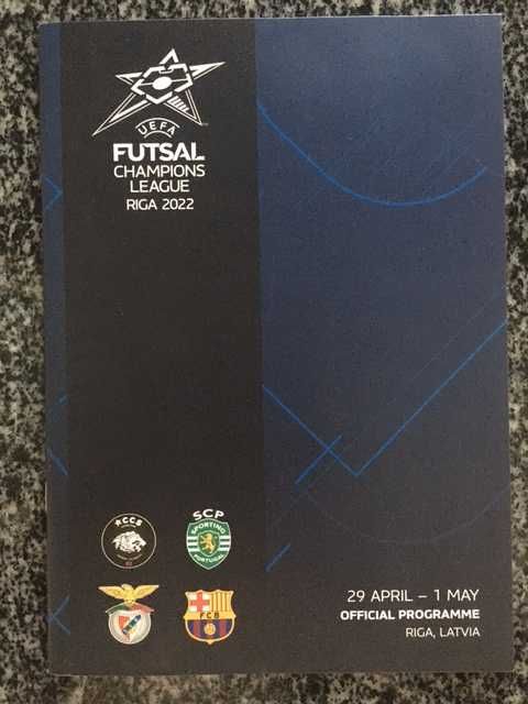 Futsal-Champions League 2022-Final 4 - Sporting/Benfica/Barcelona/ACCS