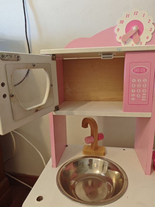 Cozinha brincar com imensos acessórios