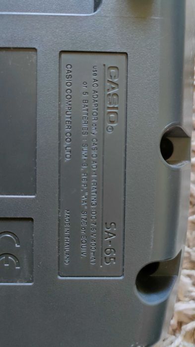 Синтезатор Casio SA 65