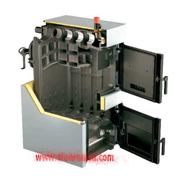 Caldeira Lenha Nova Ferro Fundido 30KW