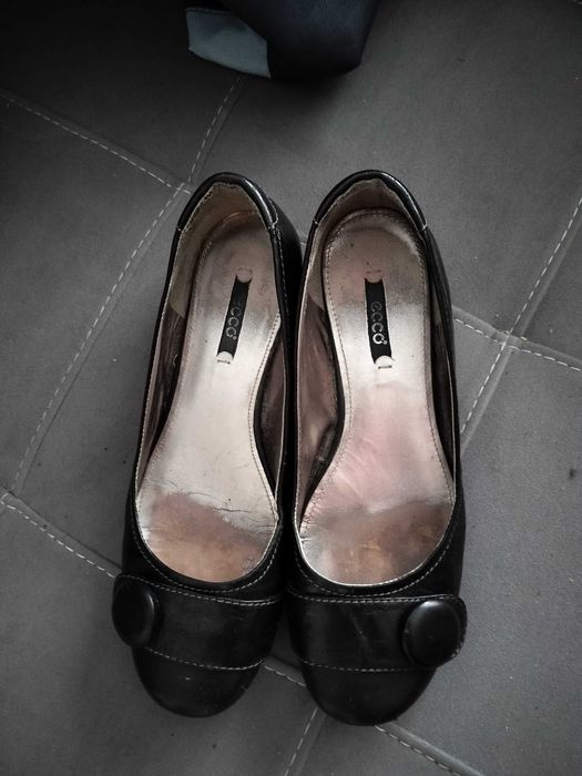 Ecco buty damskie 39 lekkie wagowo mega wygodne baleriny skóra dł 25,5
