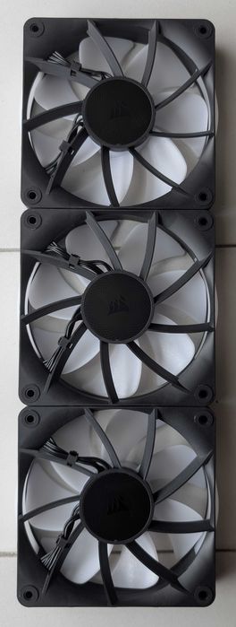Corsair Kit 3x Ventoinhas RX RGB series 120mm
