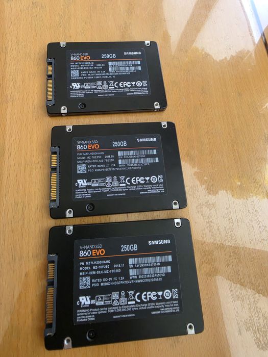 Samsung 850EVO 250GB Ssd диск для ноутбука або компьютера Стан гарний