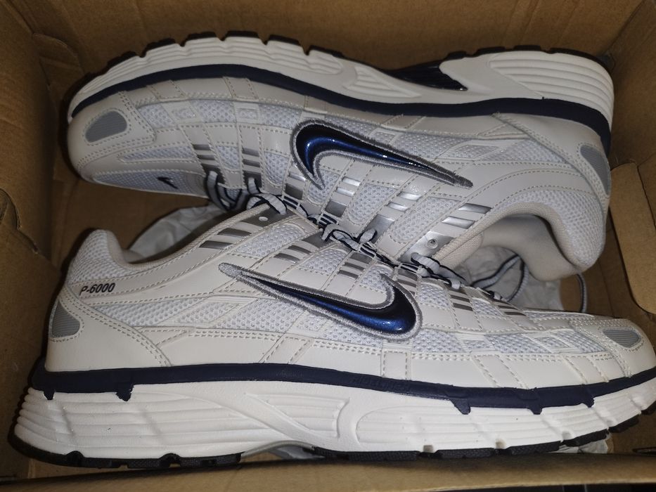 Кросівки Nike P-6000  White -Blue (CD6404-018) 45р.(29см.). Коробка не "рідна".