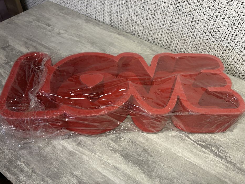Форма Love с пенопласта
