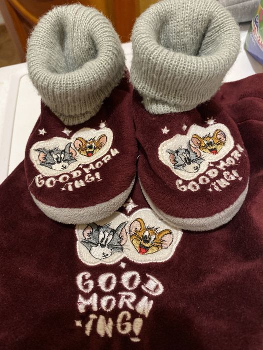 Тапочки для дому на ніжку 14 см в подарункоалму мішечку