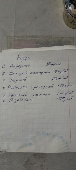 Токарный инструмент