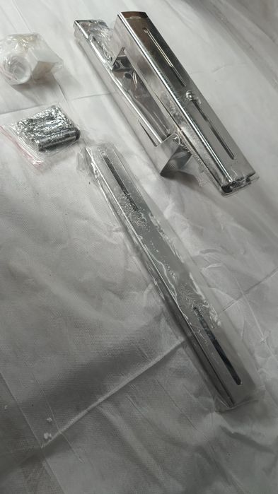 Uchwyt ścienny do kuchenki mikrofalowej ze stali nierdzewnej, składany