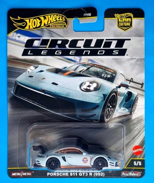 Hot Wheels Premium Porsche 911 GT3 R 992 Circuit Legends