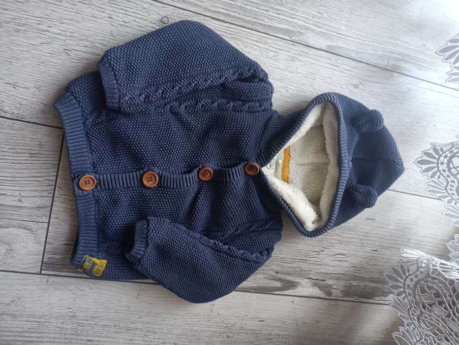 Bluza niemowlęca Ocieplana Miś 80 Cool Club