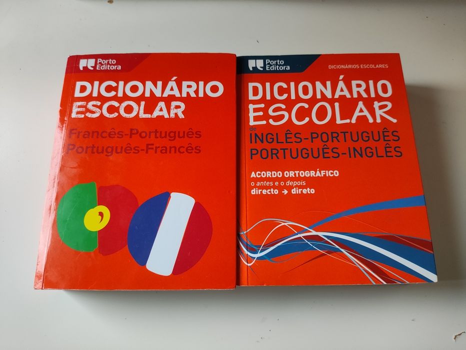 Dicionários francês e inglês para português