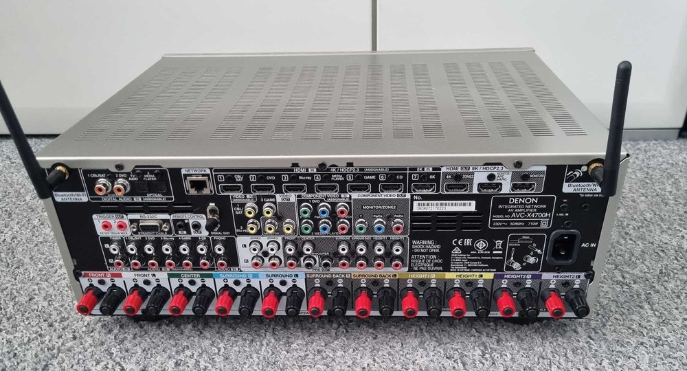 Amplituner Denon AVC X4700H srebrny super stan