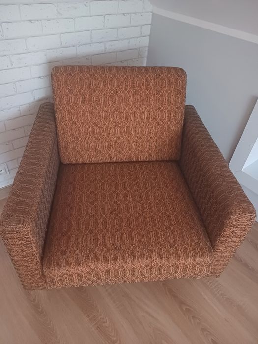 Fotel rozkładany PRL