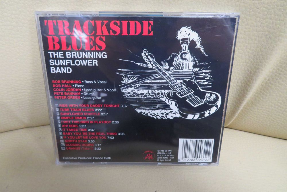 THE BRUNNING SUNFLOWER BAND- Trackside Blues -CD-płyta używana , exc.