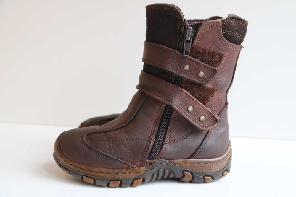 Ботинки зимові, чоботи зимові, натуральна овчина, шкіра, Турція, р.27