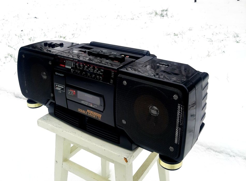 Магнитафон  двухкассетный  Sharp WQ - 238H ( BK )