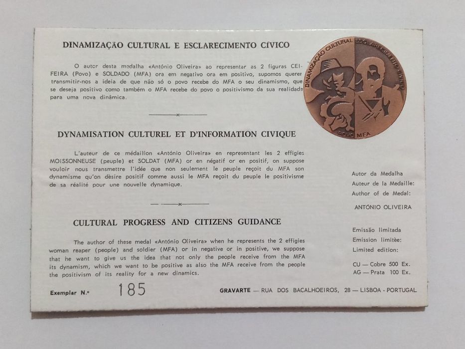 Filo-Medalhística - Povo/MFA