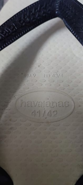Chinelos Havaianas Homem Bege/Preto