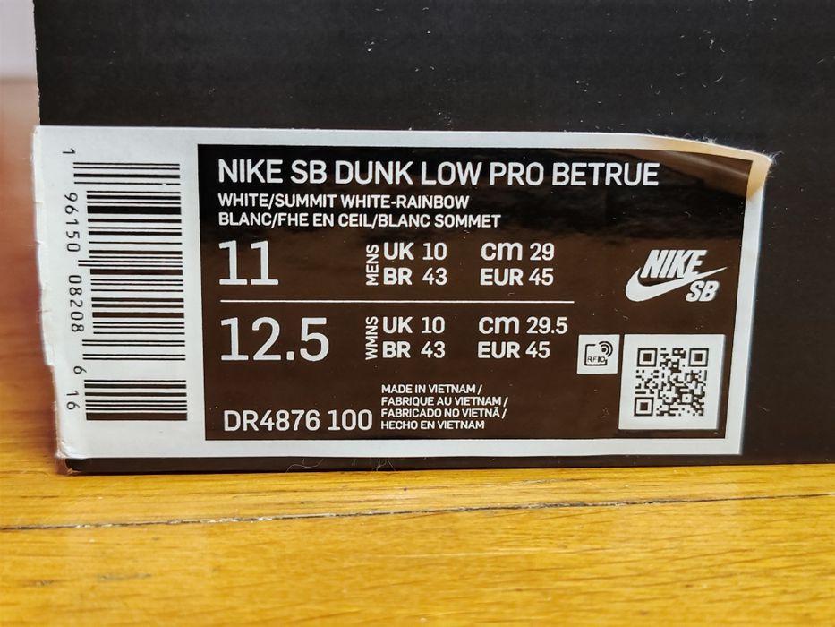 Buty Nike SB Dunk Low Pro Be True roz.45