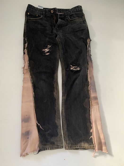 Джинси кастомні кльош y2k sk8