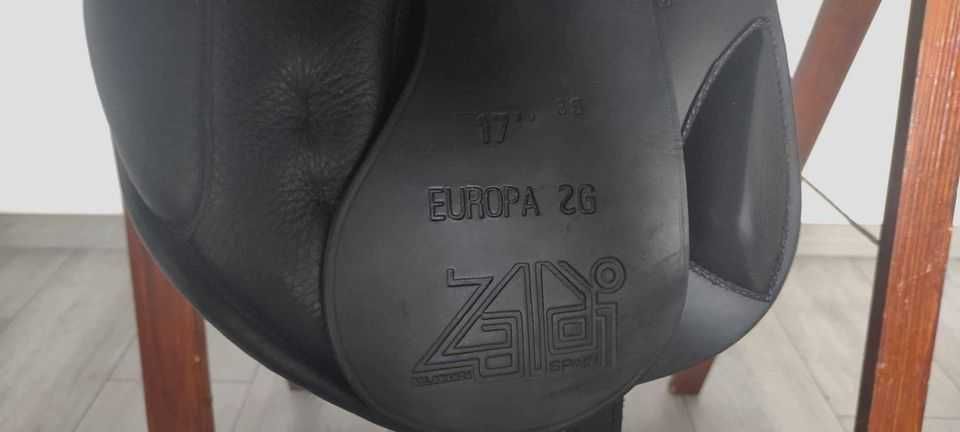 Siodło Zaldi Europa 2G wszechstronne o profilu skokowym 17 cali