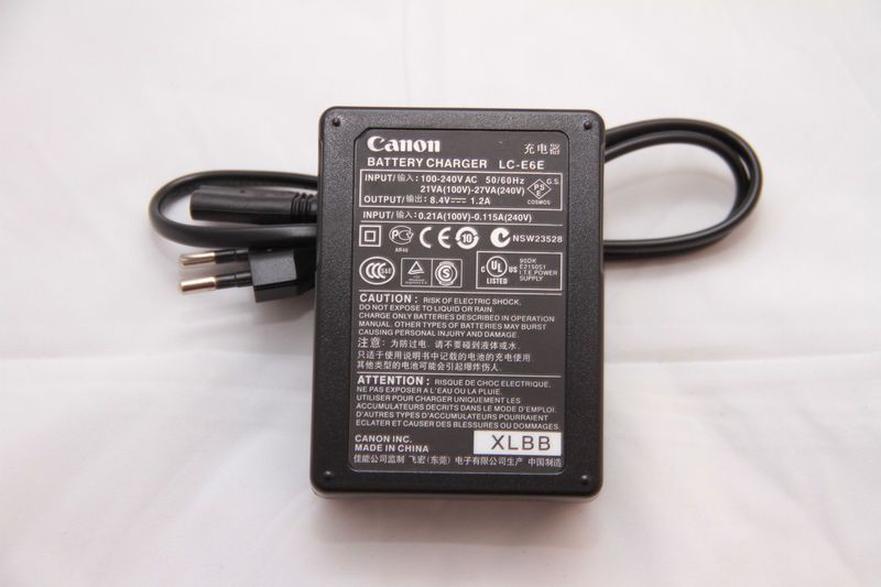 Зарядное Canon LC-E6E LP-E6 EOS 70D 60D 6D 7D 5D Mark II