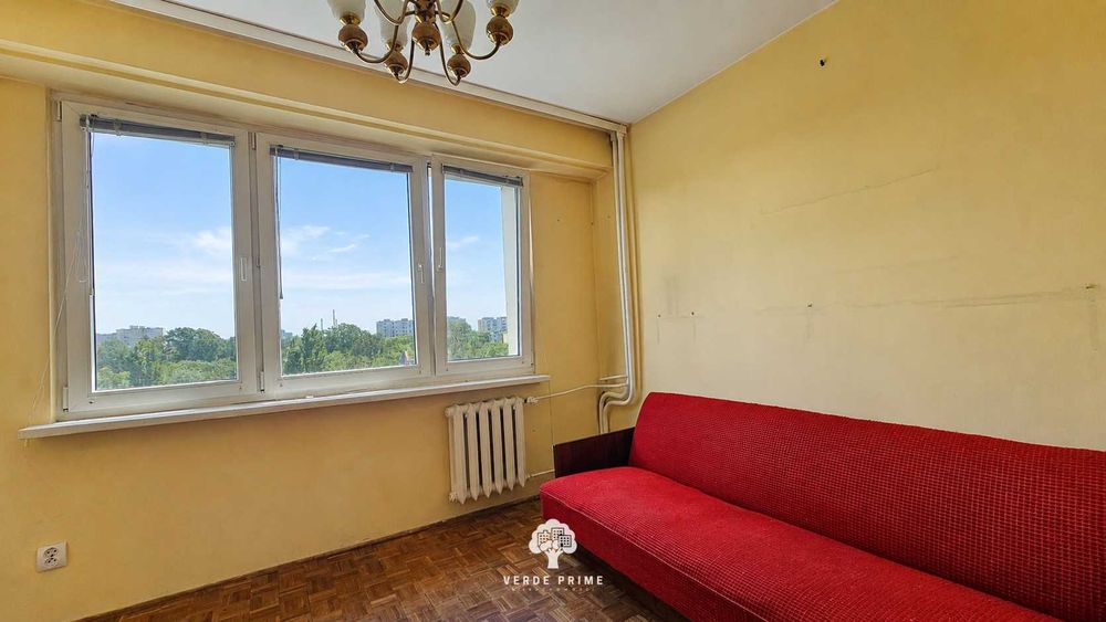 3-pokojowe rozkładowe mieszkanie 54,66 m² do remontu z balkonem – Łódź, Polesie - Widok 3
