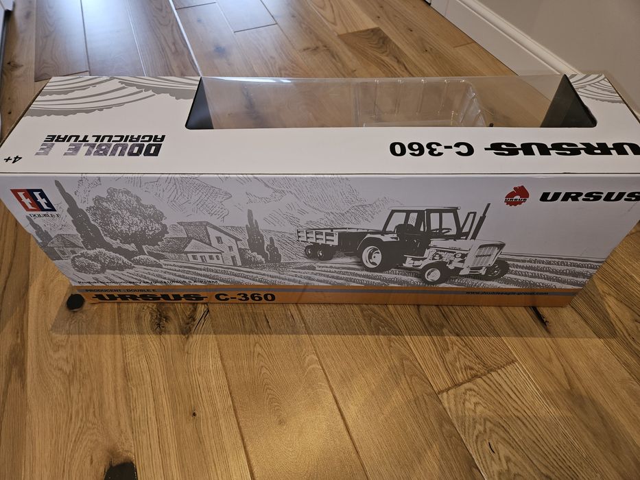 DOUBLE EAGLE Zestaw traktor Ursus C-360 żólty manulany z przyczepą