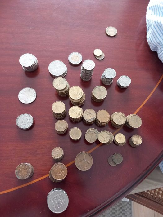 Escudos e Centavos PORTUGUESES moedas